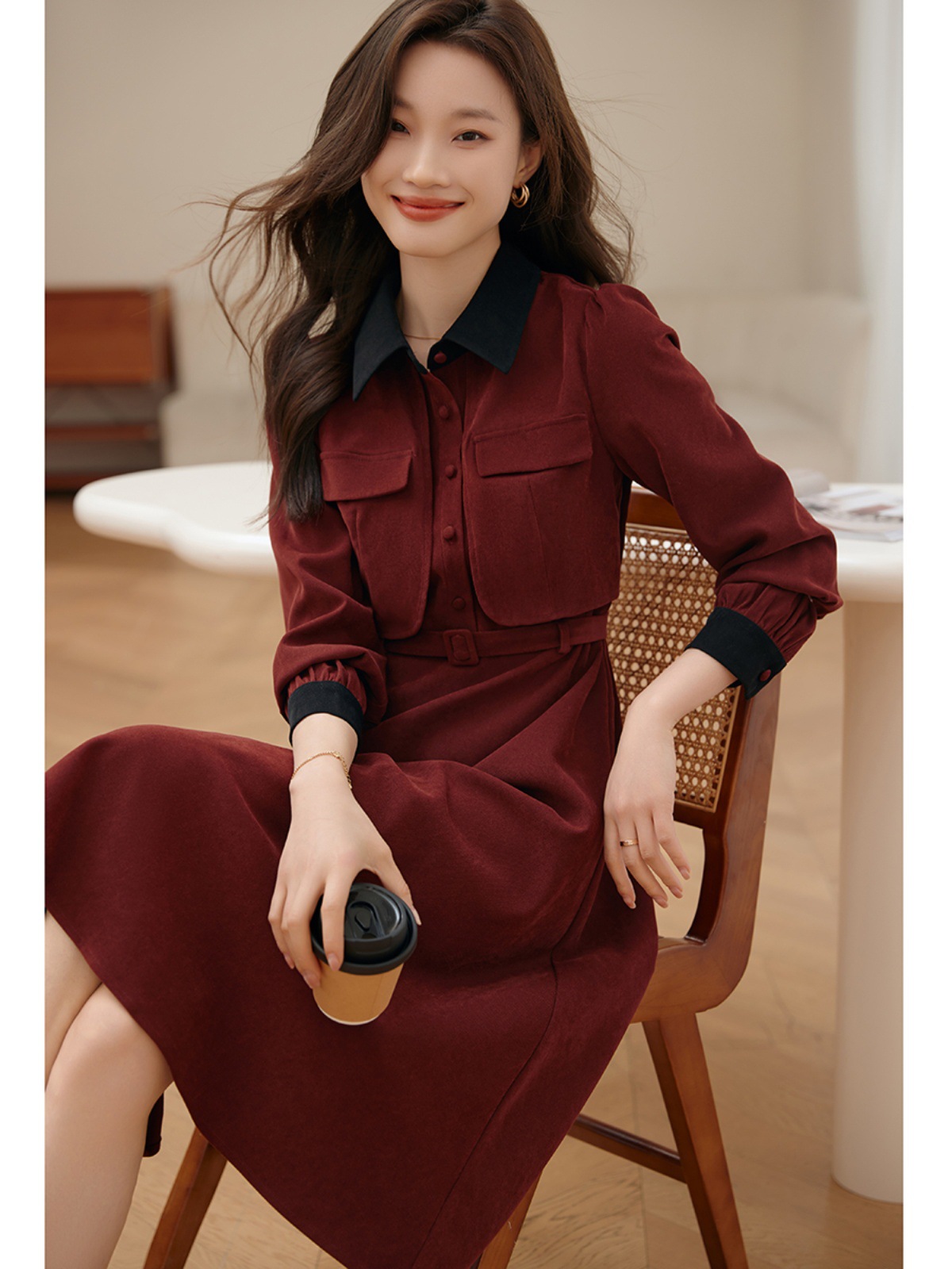 (Mới) Mã K1599 Giá 820K: Váy Đầm Liền Thân Nữ Qityre Dáng Ôm Body Gợi Cảm Sexy Hàng Mùa Xuân Thu Đông Phục Cổ Cổ Điển Thời Trang Nữ Chất Liệu G03 Sản Phẩm Mới, (Miễn Phí Vận Chuyển Toàn Quốc).