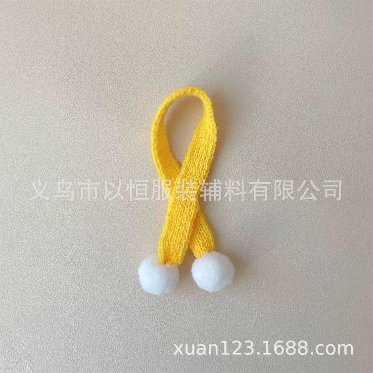现货圣诞迷你针织小围巾卡通公仔娃娃DIY玩具围脖配饰圣诞节装饰