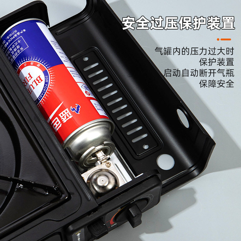 Card Stove Portable Outdoor Gas Stove Gas Stove Commercial Camping Stove suit Household Windproof Cookware Wholesale