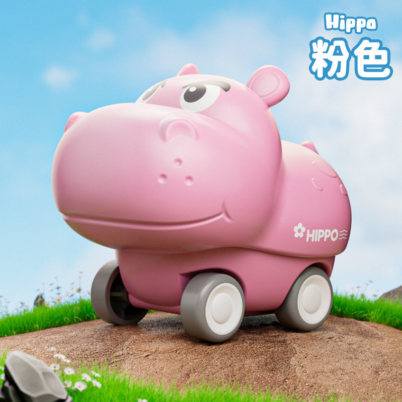 按压玩具车儿童工程车3-6岁动物惯性小飞机夜市摆摊澄海玩具批发