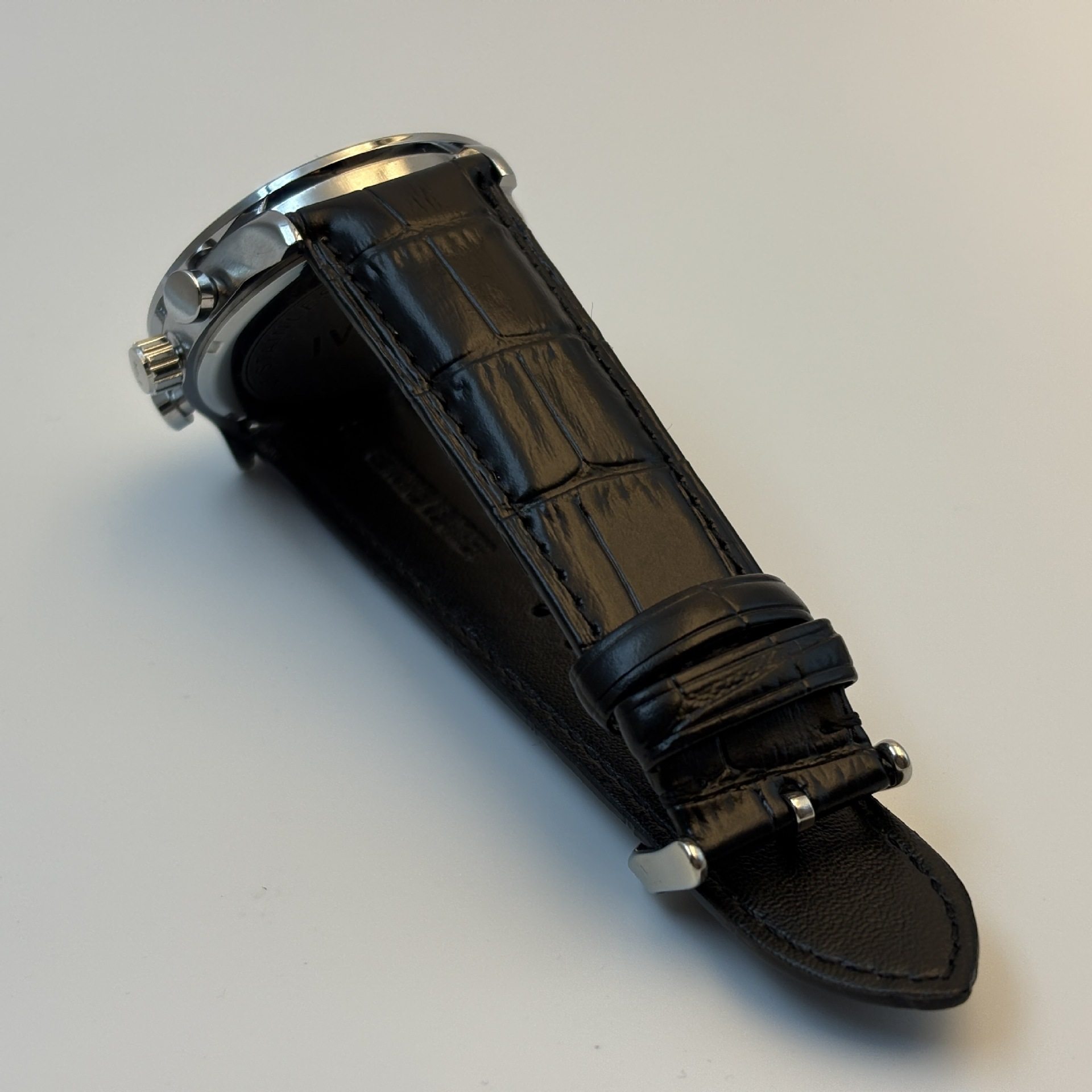 Men's Pei7 Multifunctional Chronograph 5 Business First-Layer Leather Strap Watch with Large Dial on Amazon's Major E-Commerce Platforms