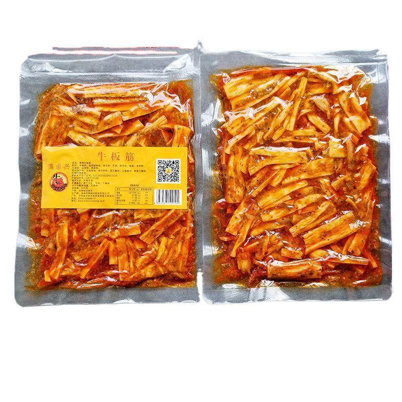 Wholesale Korean-Style Beef Tendon 110g Strips Slices Spicy Sweet Barbecue Popular Large Bag Full of Confidence