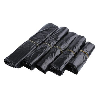 Black Plastic Bags, Convenient Small-Sized Thickened Tote Bags, Vest-Style Carrier Bags, Wholesale Thickened and Durable for Everyone's Use