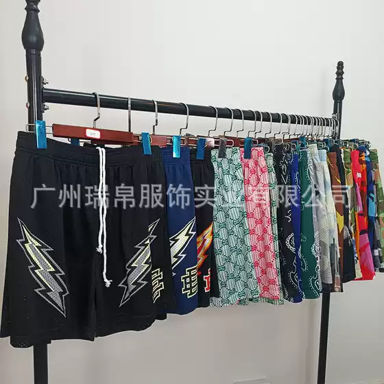 High-Quality American Original Eric Emanuel Basketball Beach Mesh Ee Men's and Women's Double E Shorts