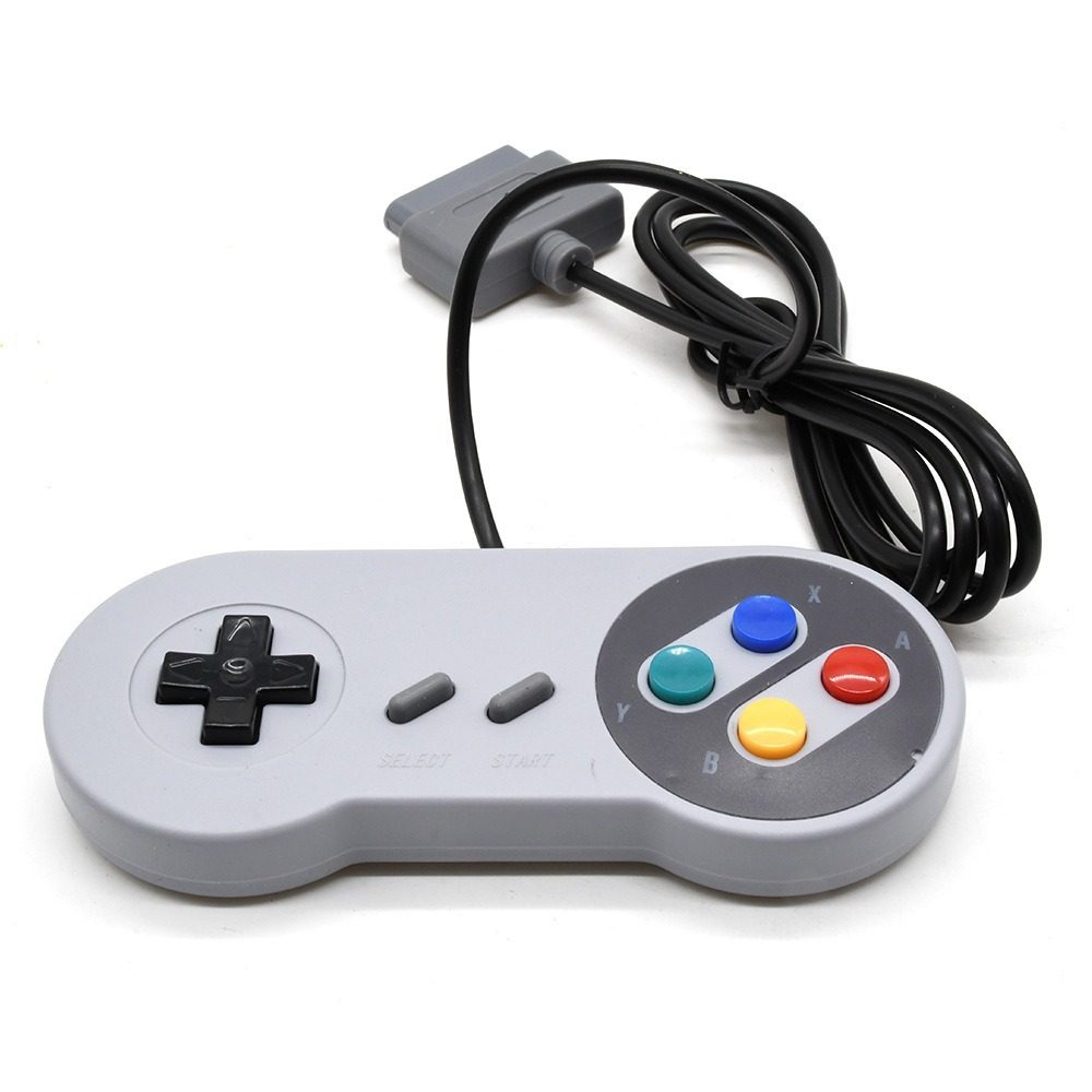 Suitable for Super Nintendo Console Controller, Sfc Controller, 16-Bit Game Controller, Snes Tv Game Console Controller