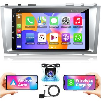 Cross-border quad/eight-core Android car GPS navigation central control carplay for Toyota Camry
