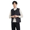 2025 Autumn/Winter New Men's Collarless Lightweight down Vest Gilet Inner Jacket Wholesale Pinghu