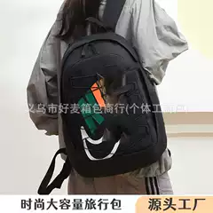 New Nike backpacks for men and women, men's large capacity leisure bags, women's outdoor sports, college student backpacks, trend