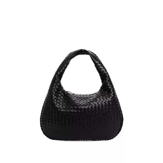 Cross-Border Large-Capacity Woven Handbag for Women 2025 New Versatile Dumpling Bag Niche Simple Casual Shoulder Bag