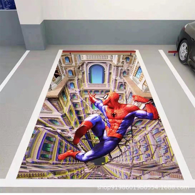 uv printer personalized parking space graffiti Internet celebrity parking space DIY painting machine 3d ground plotter entrepreneurial equipment