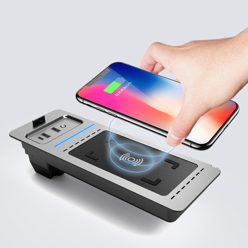 Applicable F150 Ford Raptor f150LTD wireless charging board modification 2017-2020 car wireless charger