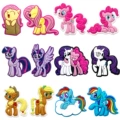 My little pony set (12 pieces)