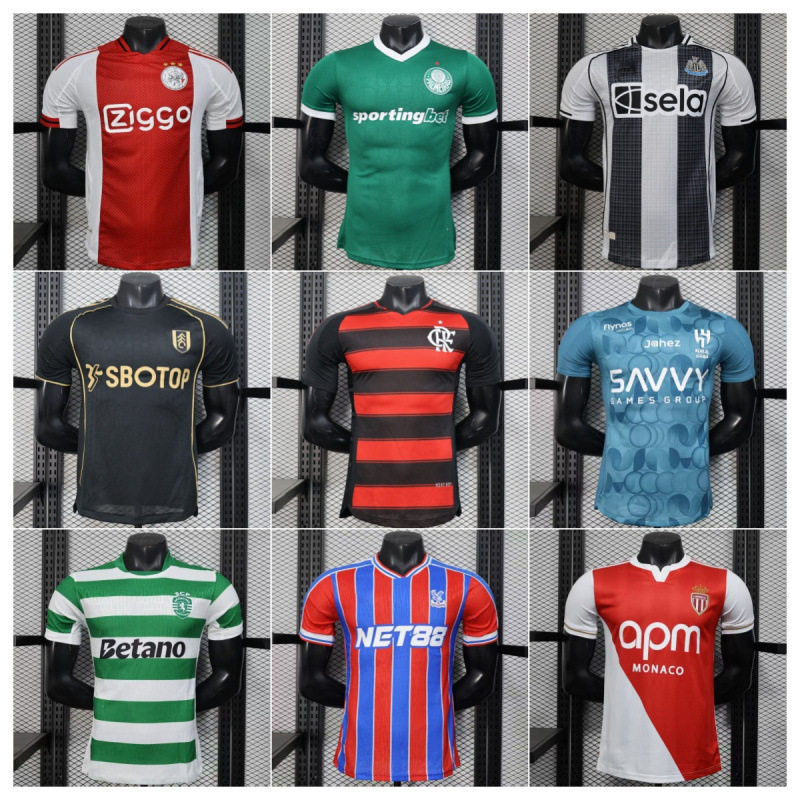 25-26赛季足球衣俱乐部新款足球服弗拉门戈巴萨国米球员版短袖球