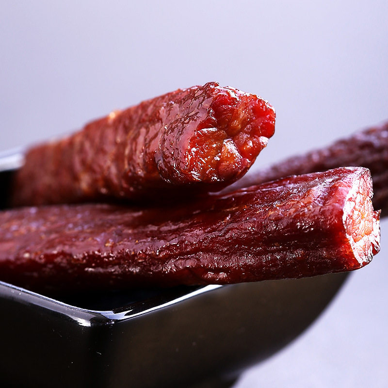 Mengdu Air-Dried Shredded Beef Jerky 488g Office Snacks to Satisfy Hunger Fitness Beef Snacks
