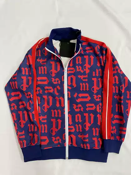Foreign Trade Wholesale Angel Letter Print Purple Sports Casual Suit Jacket and Long Pants with Zipper Cuffs