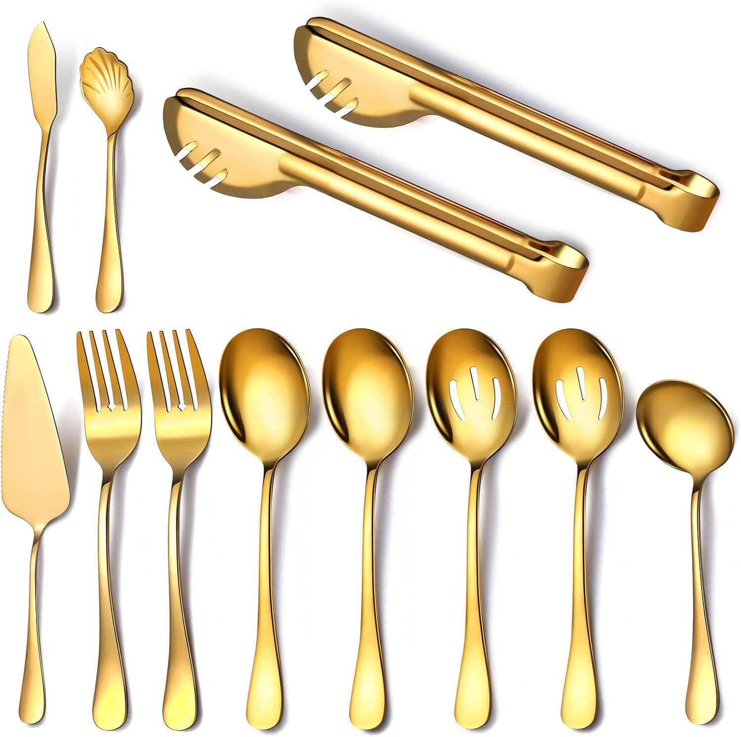 Stainless steel public tableware suit stainless steel tableware public tableware service utensils parting knife fork spoon cake shovel