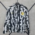 Barcelona embroidered single-sided hooded waterproof windbreaker
