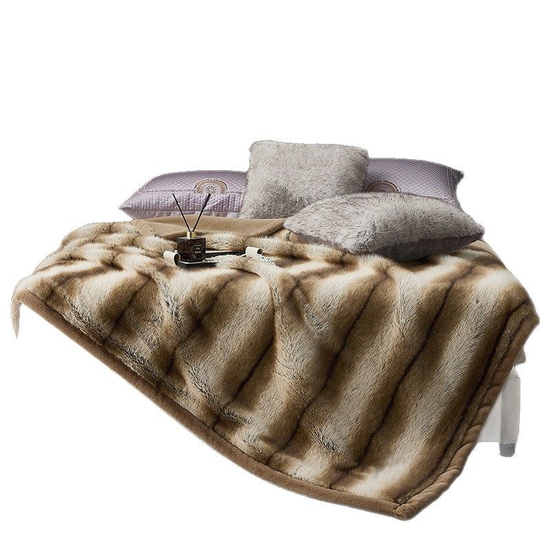 2025 New Winter Gift High-End Blanket Quilt Lunch Blanket Wedding Double Wedding Raschel Blanket 5kg