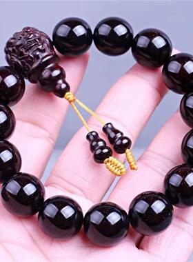 招财貔貅小叶紫檀佛珠15mm