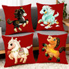 Wholesale New Year of the Horse Printed Pillowcases Bohemian Style Amazon Home Living Room Sofa Cushion Covers