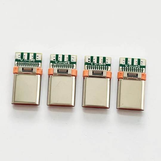 现货 type-c插头 数据充电 四芯56k电阻 type-c公头 快充华为插头