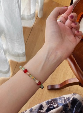 中式串珠烟雨江南玛瑙复古