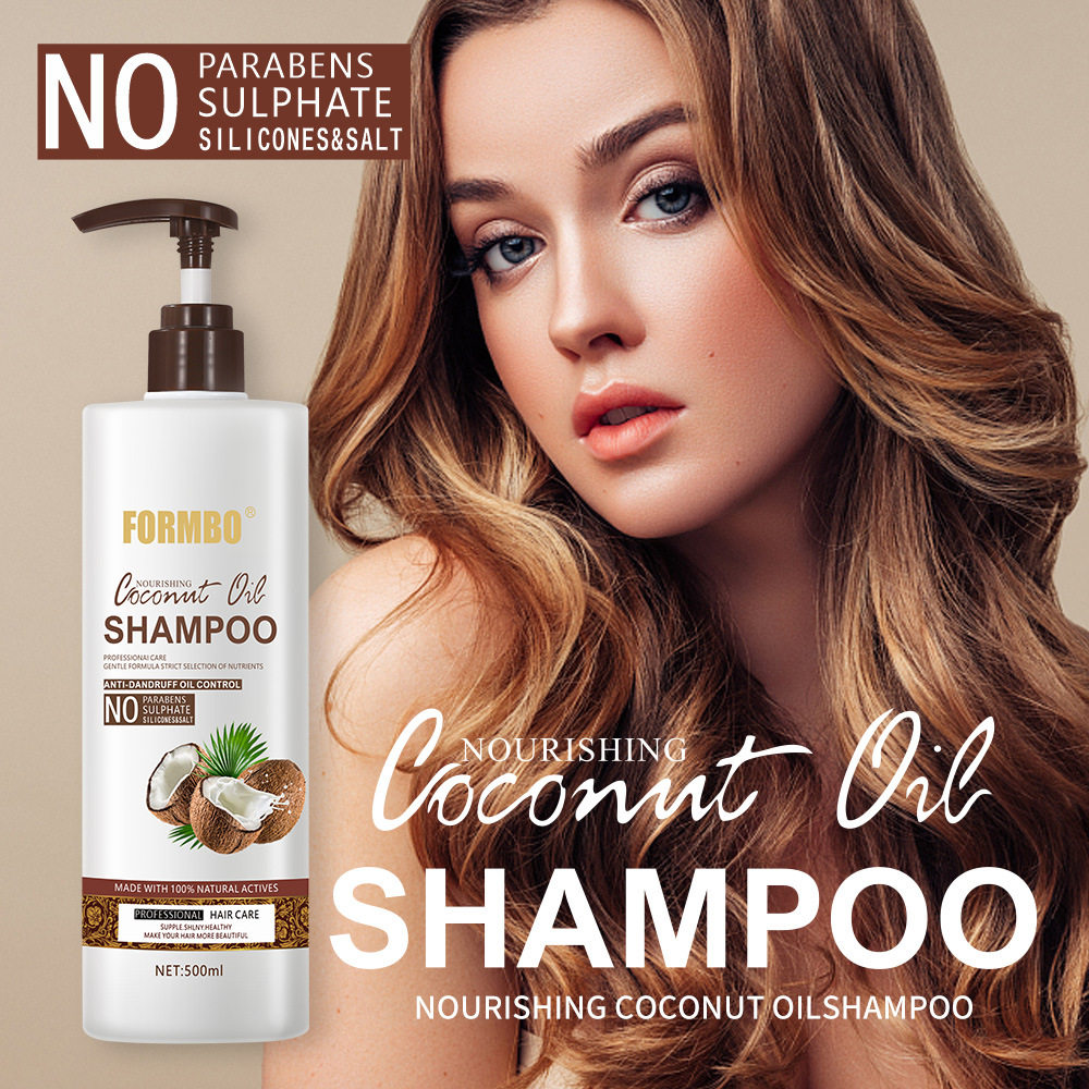 Cross-Border Popular Formbo Shampoo Oil Control Fluffy Anti-Dandruff Smooth Shampoo Coconut Shampoo Factory Direct Hair