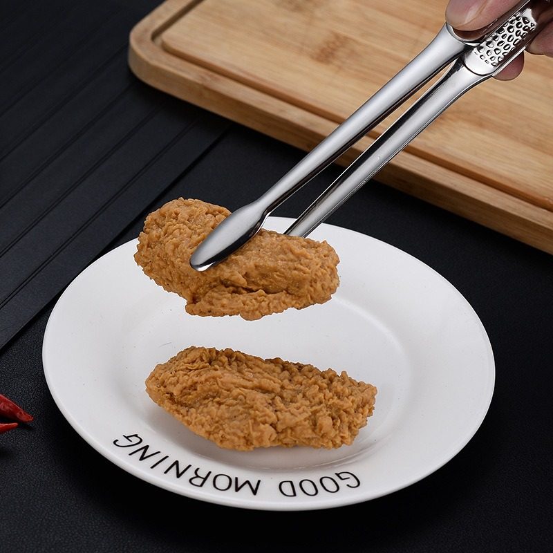 Bread Tongs, Food Tongs, 304 Stainless Steel Barbecue Tongs, Household Outdoor Korean Barbecue Tongs, Steak Tongs, Baking Tools