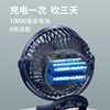 Cross-Border USB Mini Clip Fan Portable Rechargeable Silent Office Dormitory Strong Wind Desktop Small Electric Fan