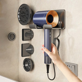 Хранение фена Dyson без перфорации держатель туалетного фена для ванной комнаты на присоске настенная полка для хранения
