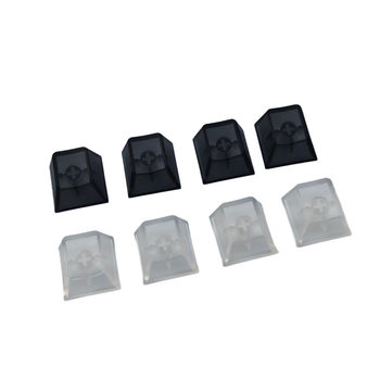 ABS Material Original Highly Frosted Transparent Black Transparent R4 Highly Mechanical Keyboard Replacement ESC Arrangement Keycap