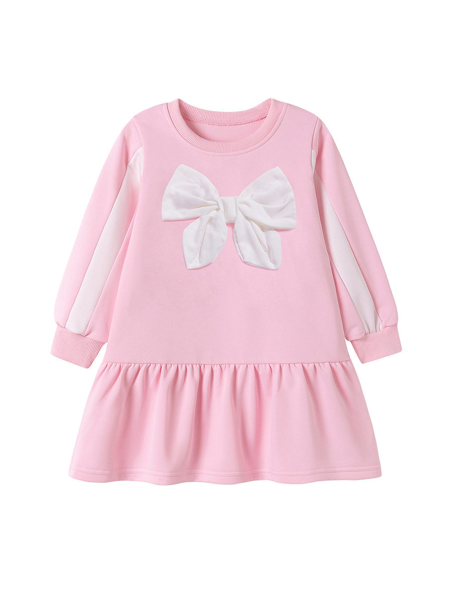 Girls' Cute Autumn Dress, Long-Sleeve Baby Dress