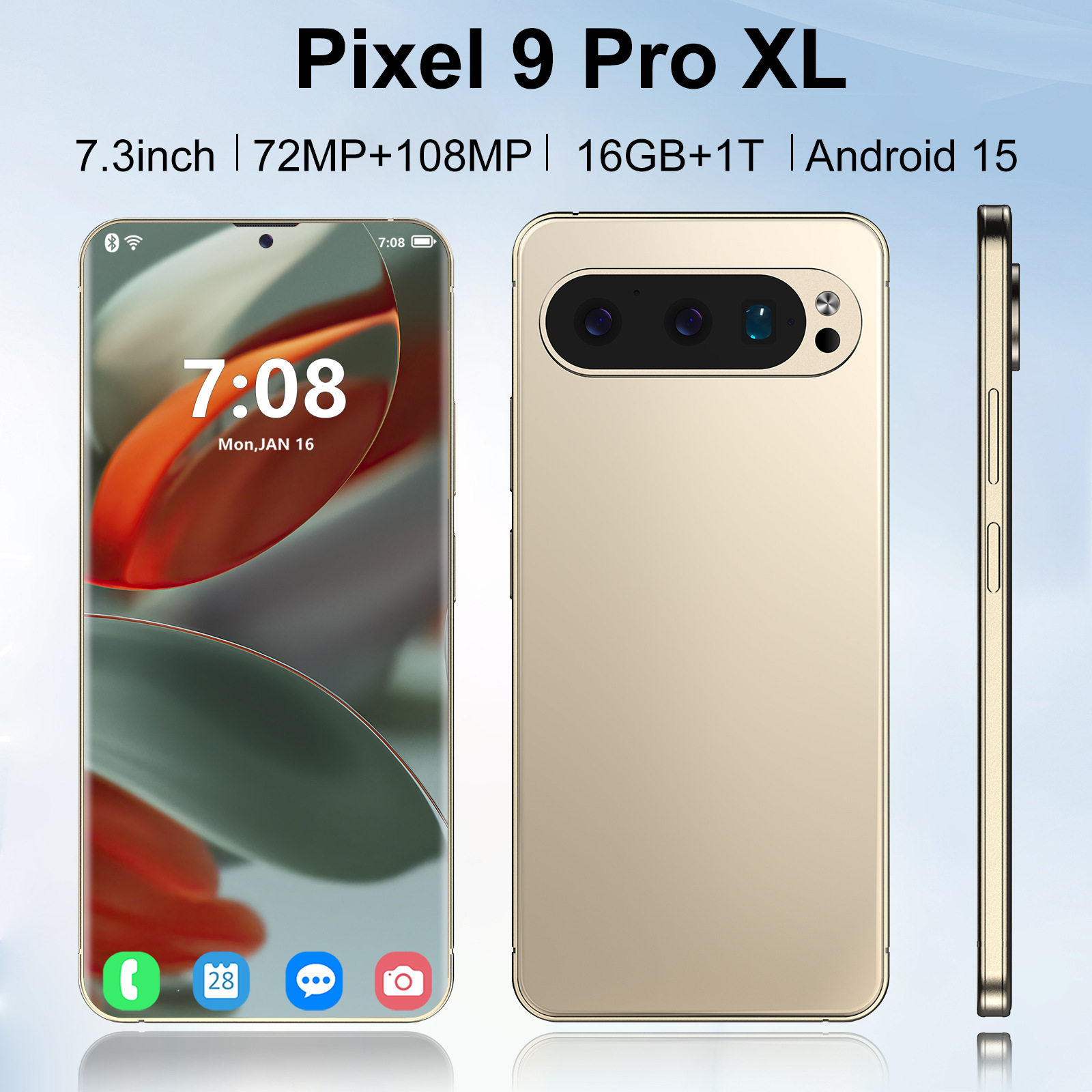 跨境PIXEL 9 PRO XL安卓智能5G手机16+1T高清大屏手机源头工厂价