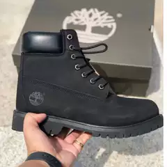 Can't Kick Classic Rhubarb Boots Thick Bottom Martin Boots Men's Couple's First Layer Cowhide Outdoor High-top Boots Black