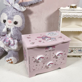 Holiday birthday gift kulomi melody dog kitty desktop jewelry jewelry box headdress storage box