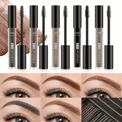 Cross-border makeup liquid eyebrow dye cream double-headed eyebrow brush wild natural long-lasting shaping waterproof sweat-proof Eyebrow Liquid eyebrow cream