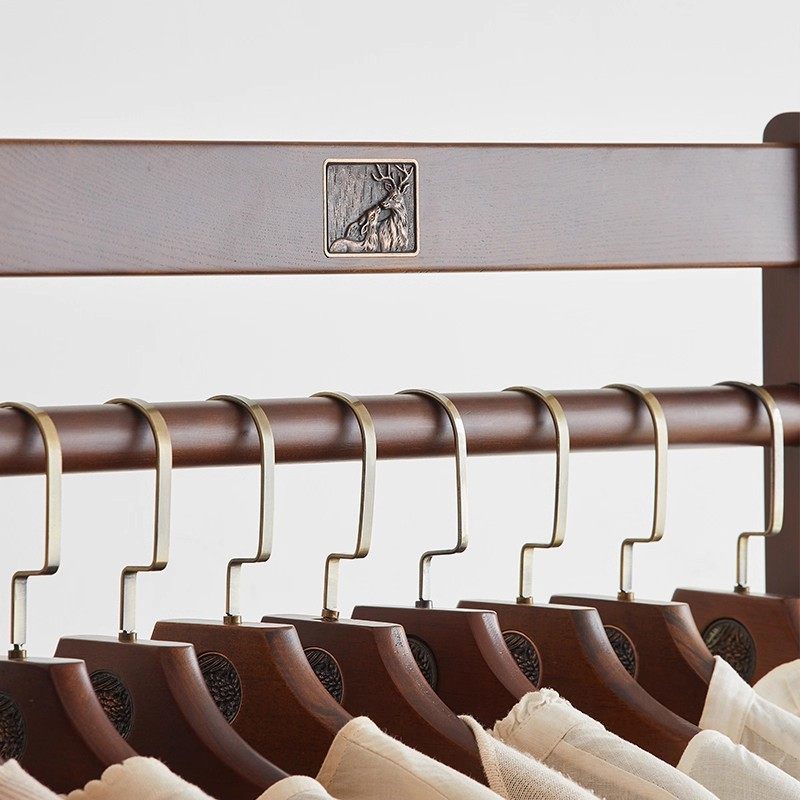 Simple Floor-Standing Clothes Rack for Home Use, Entryway Coat Rack, Space-Saving Small Bedroom Mobile Corner Coat Rack