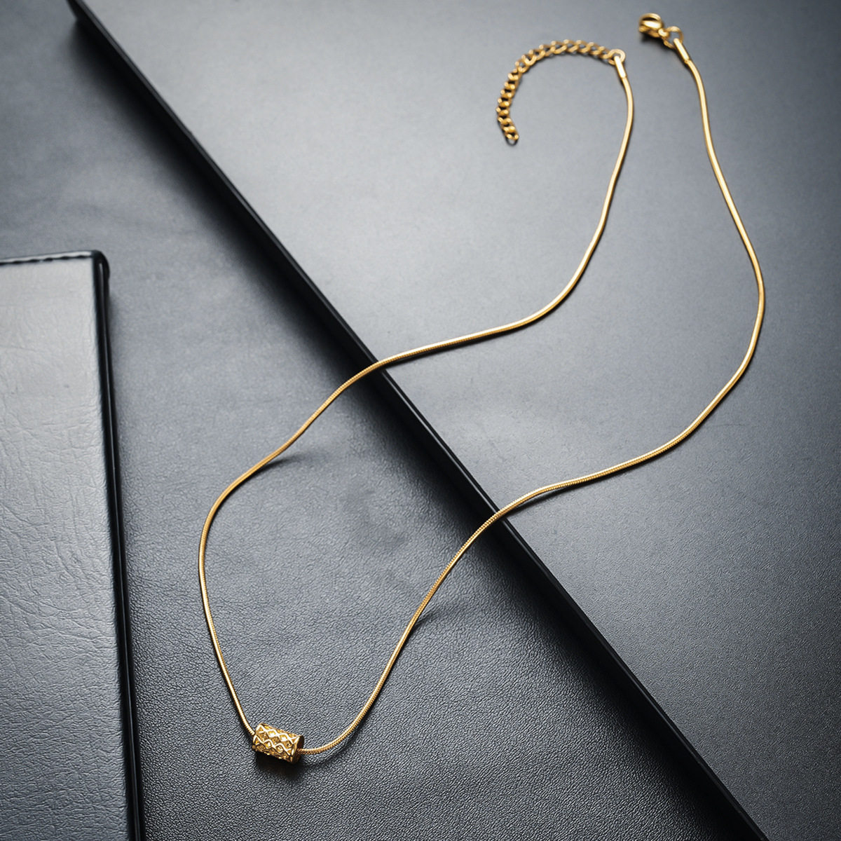 项链男钛钢不掉色简约百搭饰品女毛衣链新款时尚个性爆款嘻哈配饰