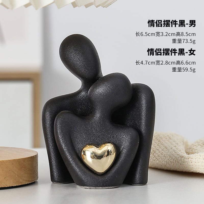 简尔美手作陶瓷婚书艺术摆件新婚纪念永久收藏礼物创意家居装饰品