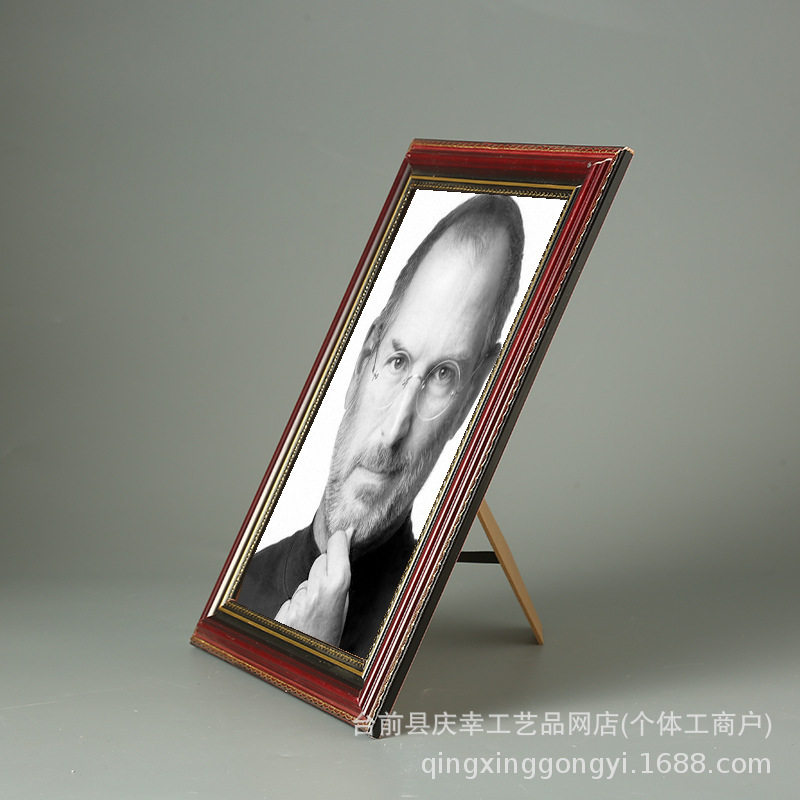 Solid Wood Photo Frame, Portrait Frame, Elderly Photo Frame, Wall-Mounted Portrait Photo Frame, Photo Production Universal