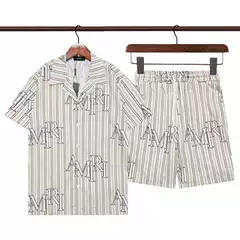 2026 men's short sleeved shirts, trendy summer beach shirts, 3D printed letter men's lapel shirts