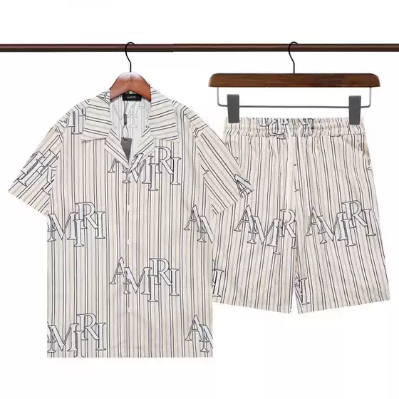 2026 men's short sleeved shirts, trendy summer beach shirts, 3D printed letter men's lapel shirts