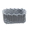 Storage Basket Nordic Ins Style Cotton Thread Hand-Woven Desktop Storage Basket for Miscellaneous Items and Snacks Storage Basket