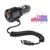 New PD45WPD65W car charger with cable one-to-three multi-function power conversion plug car charger flash charger