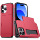 Подходит для нового чехла для мобильного телефона iPhone15ProMax SGP card push card выдвижной защитный чехол Apple 15Plus mini 6