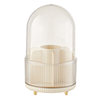 Cosmetics Storage Box Rotating Compartment Dust-Proof with Lid Skin Care Product Desktop Dressing Table Organizer Lipstick Storage Box