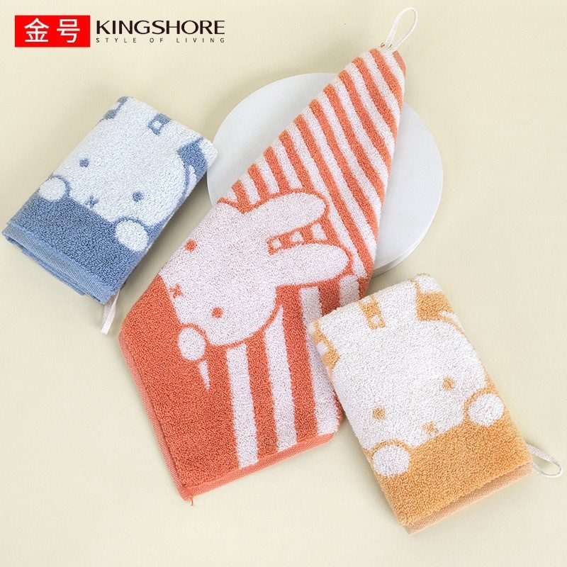 Gold Square Cotton genuine goods Adult Children's Household Hand Wash Face Cartoon Soft Absorbent MF6112 Towel