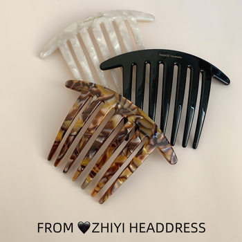 in stock French Style U-Shaped Hair Pin Ball Head Comb Modern Simple Seven-Teeth Hair Pin All-Match New Hair Accessories
