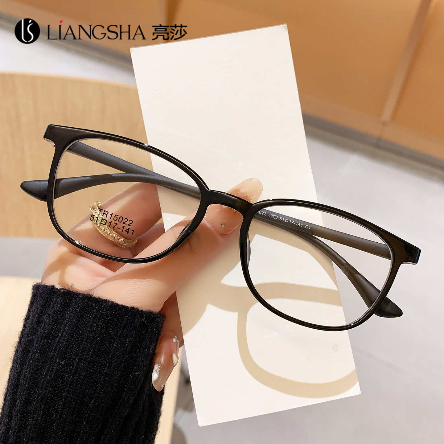 2025 New Ultra-Light Gradient Purple Tr90 Glasses Square Plain Lenses Can Be Fitted with Prescription Glasses Frames