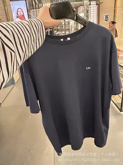 26Ss C Brand New Model, Top-Notch Quality, Classic Letter Print Short-Sleeve T-Shirt, Unisex Loose Fit